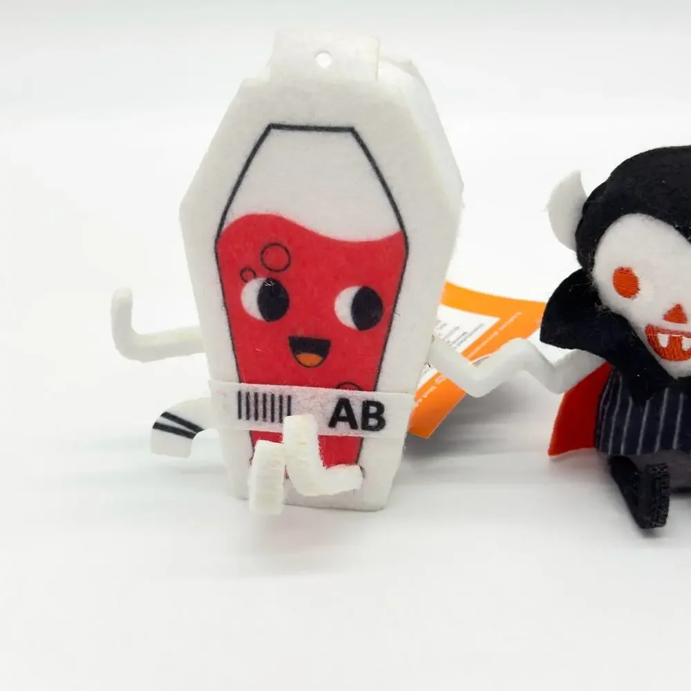 Target Hyde & Eek Dracula Vampire & Blood Felt Duo Halloween Figure NEW